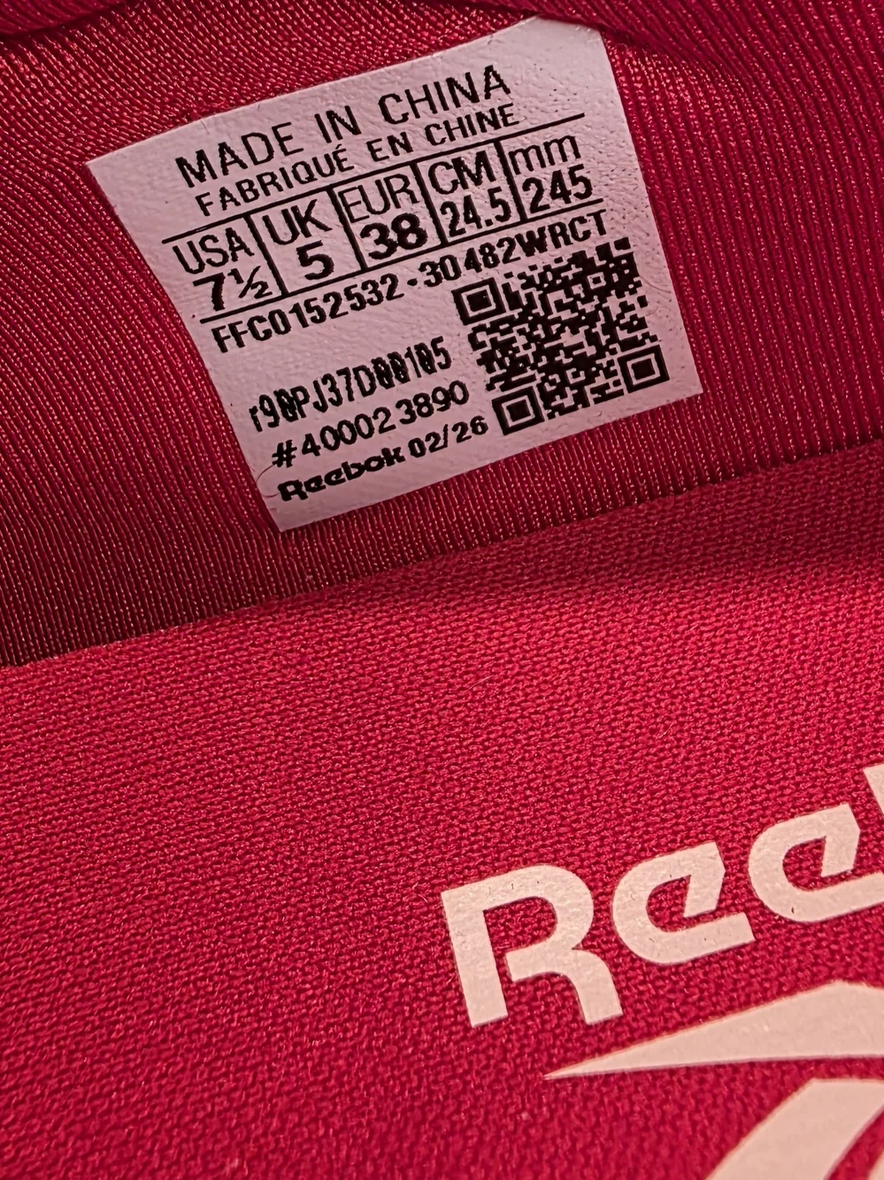 New Reebok Red Mary Jane Ballet Sneakers Double Strap Shoes Women's Sizes
